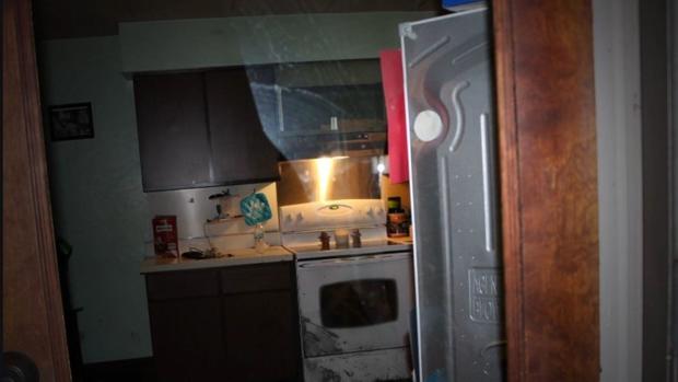 Chris Smith kitchen crime scene