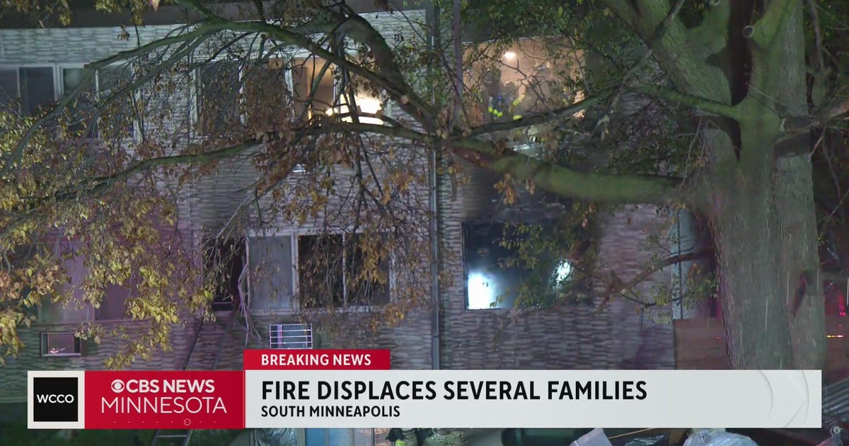 Multiple families displaced after Minneapolis apartment fire - CBS ...