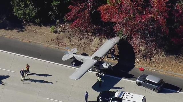 Small plane down on Hwy 85 in Cupertino 