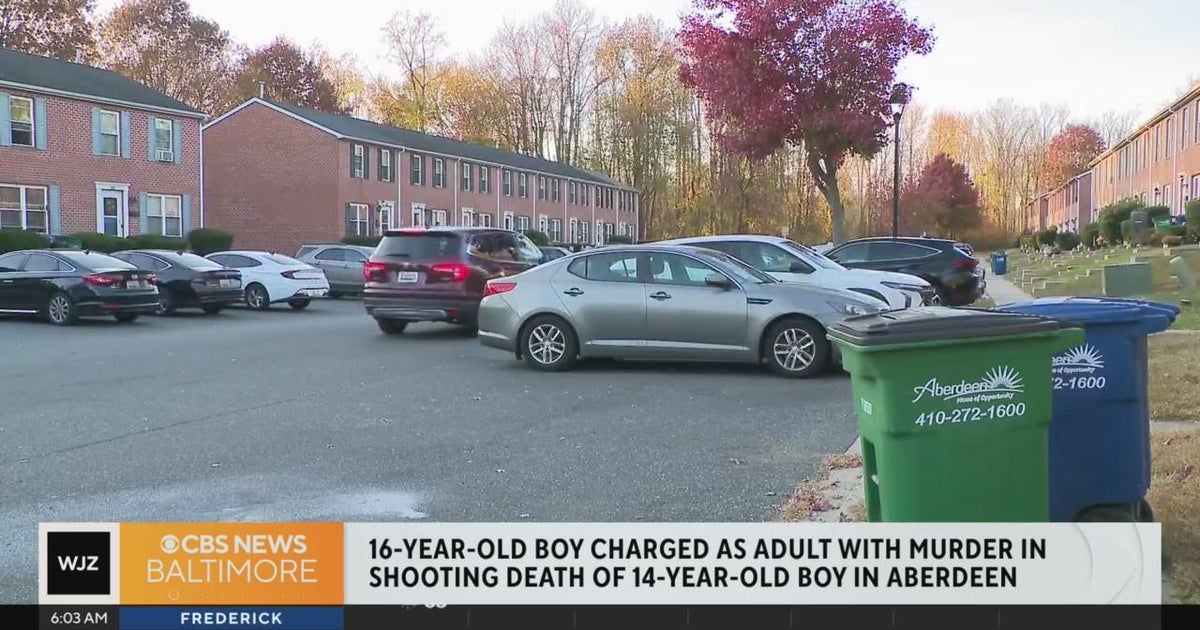 Teen arrested and charged in death of 14-year-old boy - CBS Baltimore