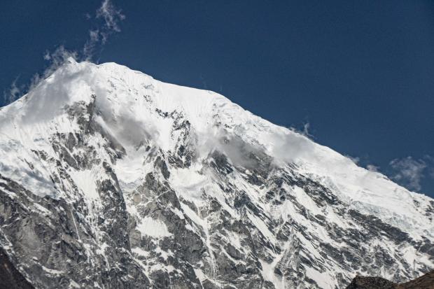 View Of The Himalayas From Tsergo Ri Mountain 