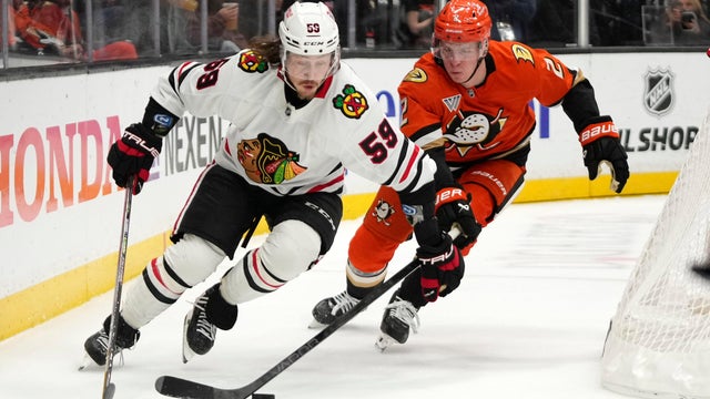 Blackhawks Ducks Hockey