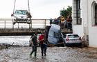 Heavy Rains Flood The Center Of Cadaques (girona) 