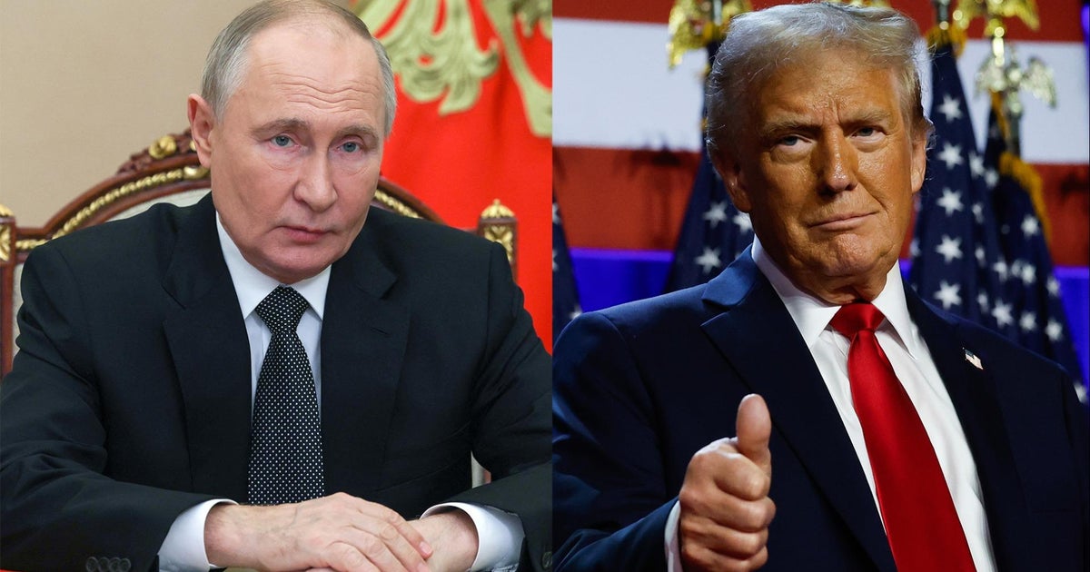 Putin congratulates Trump on election win, Russia ramps up strikes across Ukraine - CBS News