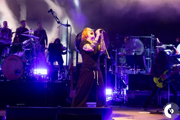 Danny Elfman performs at the Shoreline Amphitheatre