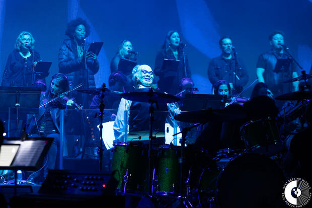 Danny Elfman performs at the Shoreline Amphitheatre 