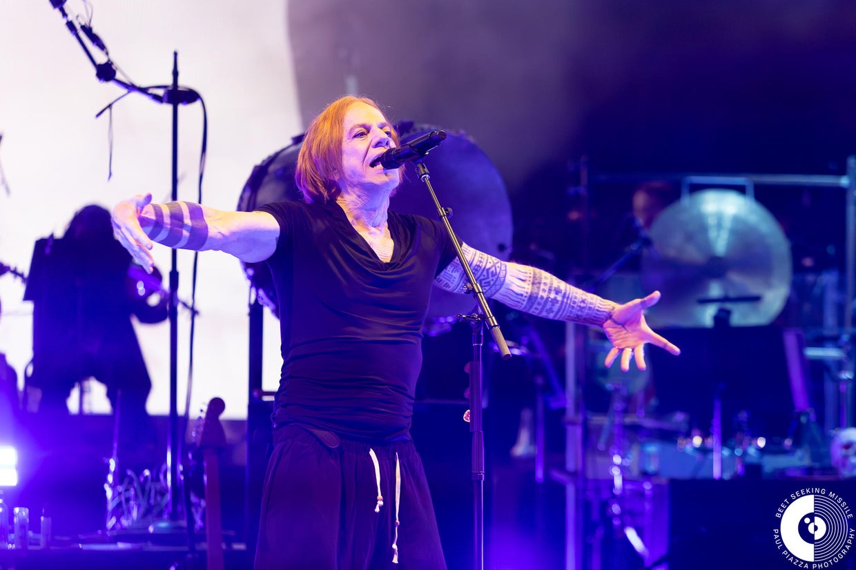 Danny Elfman performs at the Shoreline Amphitheatre 