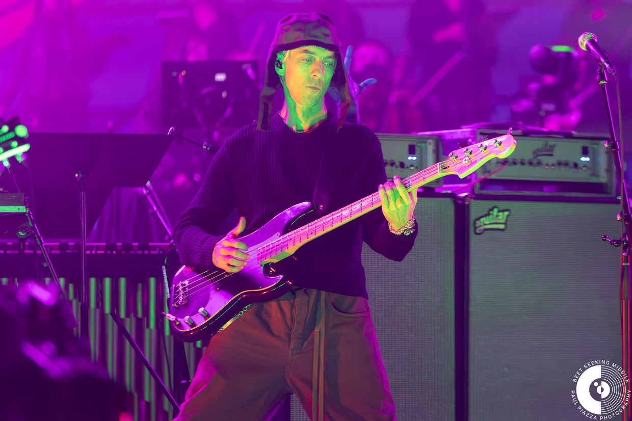 Danny Elfman performs at the Shoreline Amphitheatre 