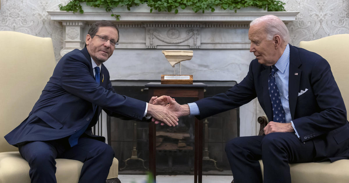 Biden meets with Israel's Herzog at the White House