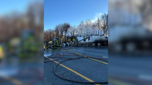 One person died in a truck fire that shut down I-95 North in Belcamp on Tuesday, November 12, 2024, according to Harford County Fire and EMS officials. 