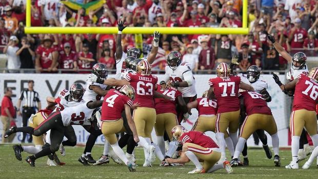 San Francisco 49ers place kicker Jake Moody 