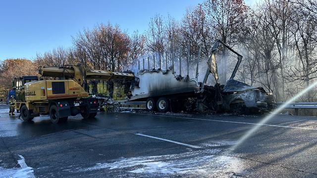 One person died in a truck fire that shut down I-95 North in Belcamp on Tuesday, November 12, 2024, according to Harford County Fire and EMS officials. 