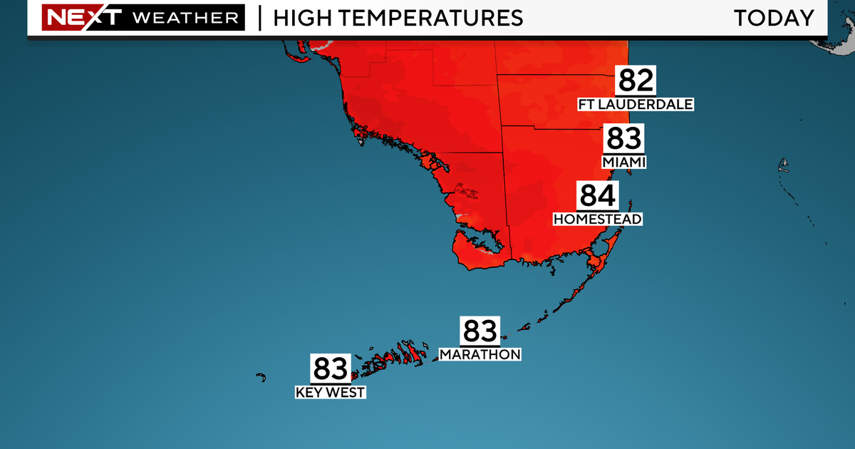 Windy Wednesday across South Florida, a few showers possible Windy Wednesday across South Florida, a few showers possible