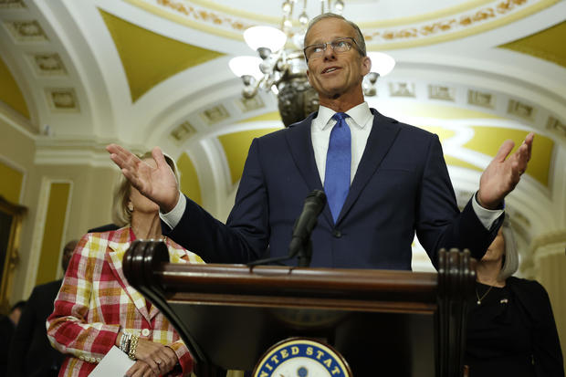 Senators Meet For Their Policy Luncheons On Capitol Hill 