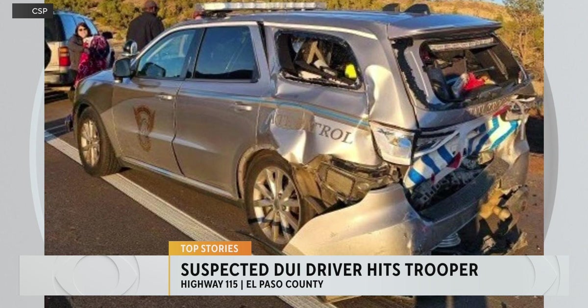 Suspected DUI driver strikes Colorado State Patrol car, seriously ...