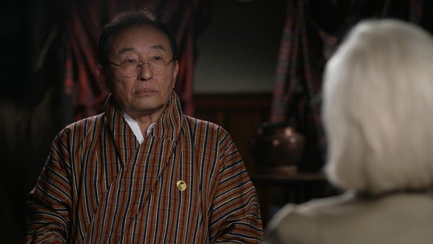Dasho Kinley Dorji speaks with Lesley Stahl