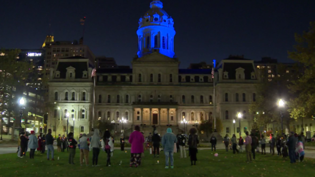 Maryland Safe Haven held a Transgender Day of Remembrance vigil outside City Hall on November 16, 2024, to honor those who have died and stand against discrimination. 