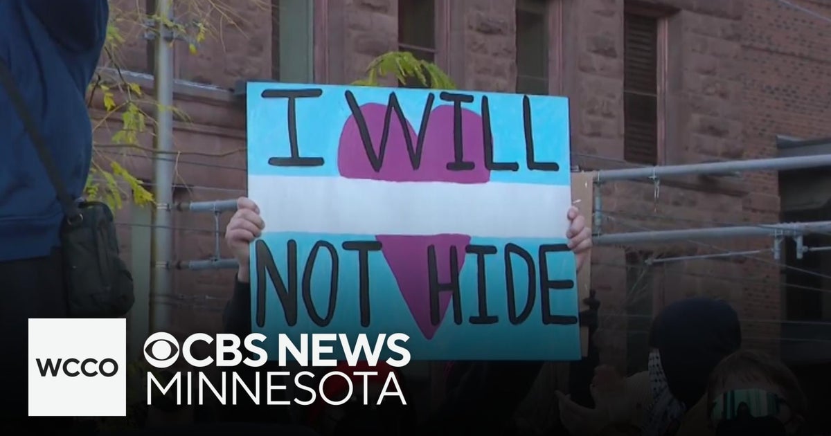Transgender community comes together for rally in Minneapolis - CBS Minnesota