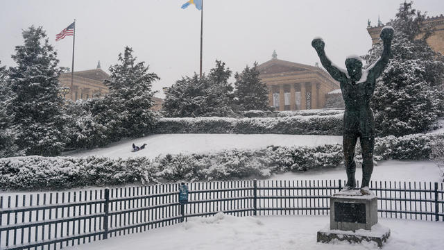 Snowfall in Philadelphia 