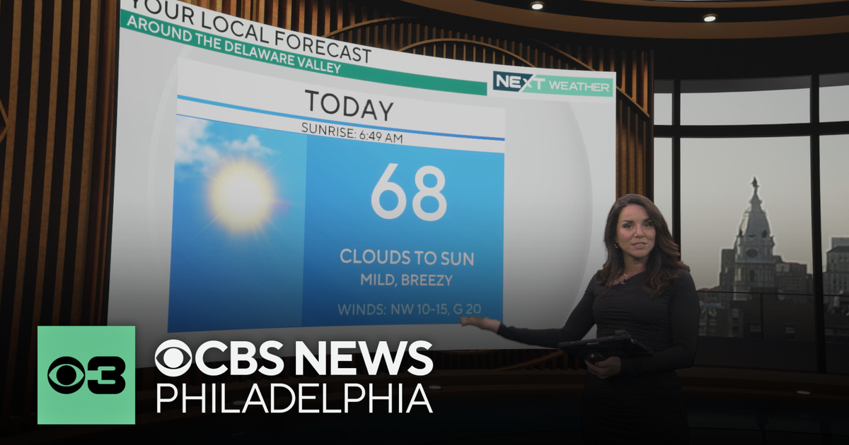 Clouds give way to sun Monday with highs in the upper 60s, tracking ...