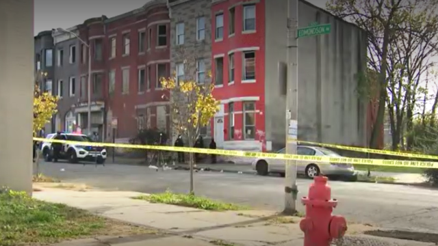 One man is dead, and another is injured after a double shooting in Baltimore's Midtown-Edmondson neighborhood Monday, November 18, 2024. 