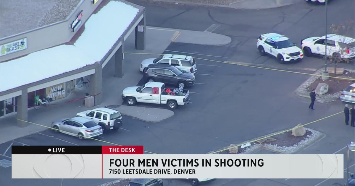 Four men shot in southeast Denver, police say - CBS Colorado