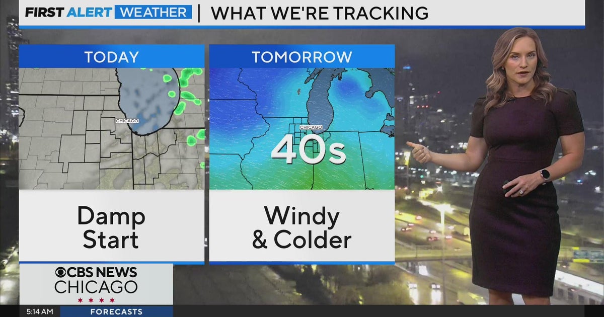 Highs in the 60s on Tuesday in Chicago - CBS Chicago