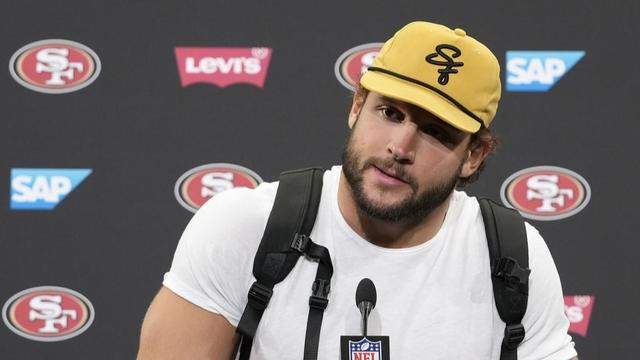 San Francisco 49ers defensive end Nick Bosa 