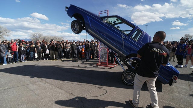 A hopping lowrider