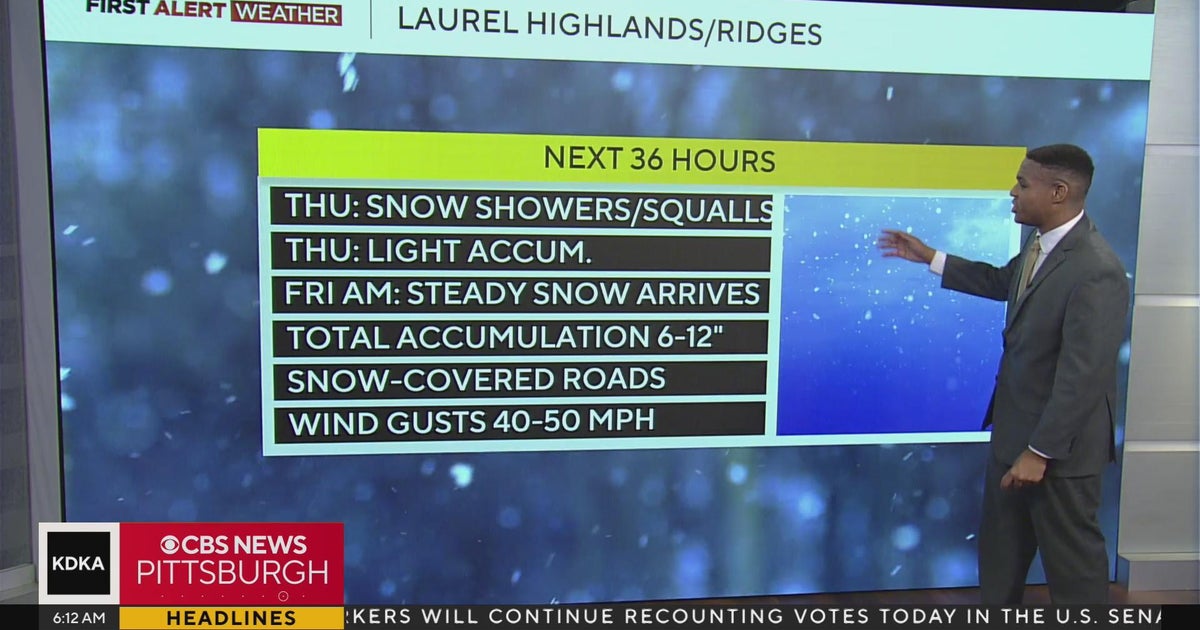 KDKA-TV Morning Forecast (11/21) - CBS Pittsburgh
