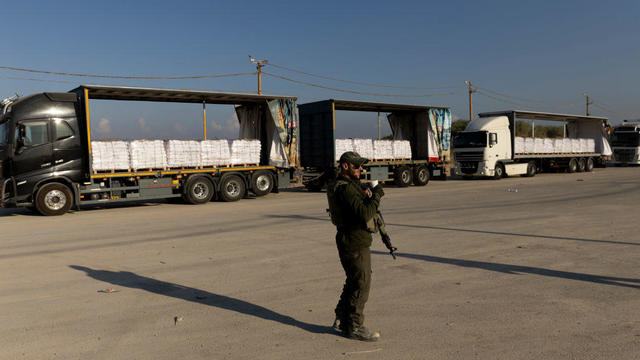 Humanitarian Aid Efforts At Erez West Crossing 