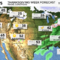 Thanksgiving weather forecast maps show snow storms, winter cold fronts