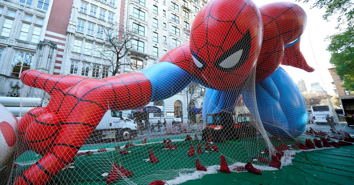 Macy's Thanksgiving Day Parade balloons coming to life