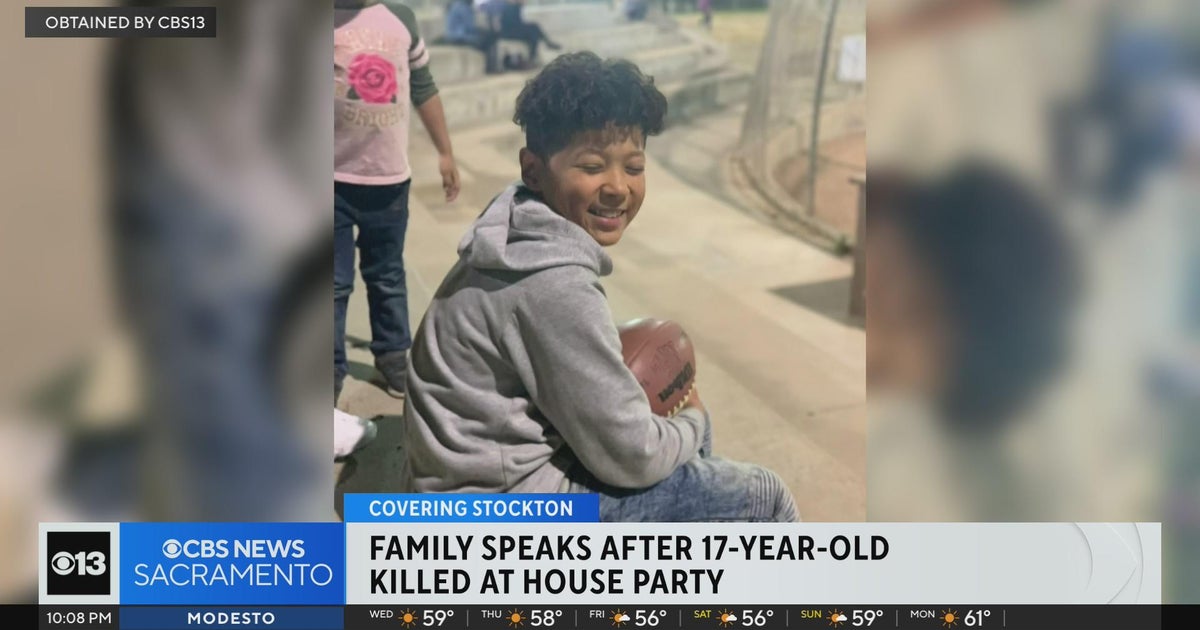 Stockton family speaks after 17-year-old killed at house party