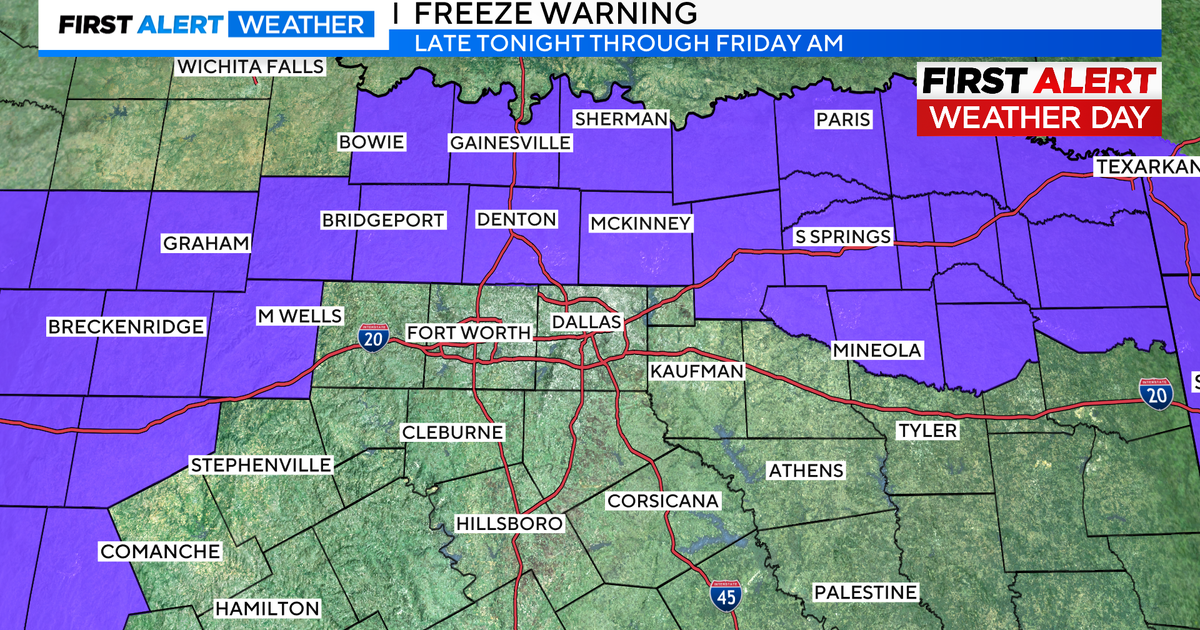 First Alert Weather Day Friday morning: Freeze warning issued for parts ...