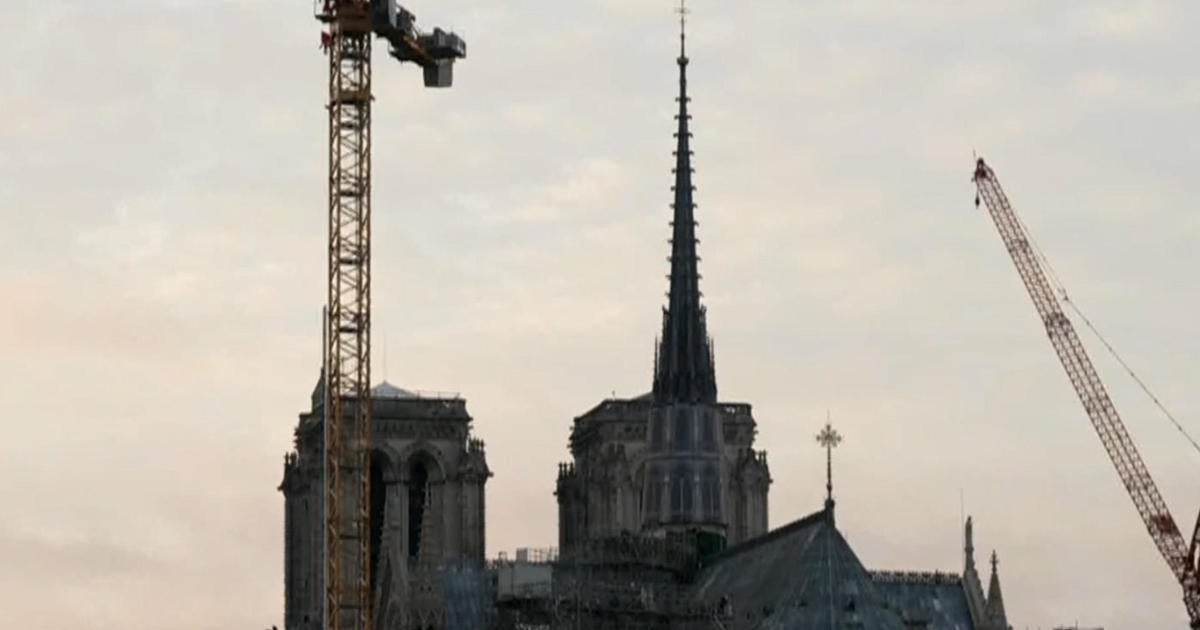 "60 Minutes" gets rare glimpse inside rebuilt Notre Dame Cathedral