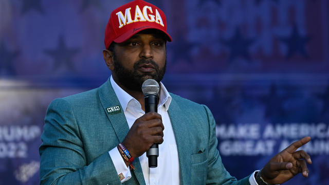 A view from Team Trump Bus Tour featuring by Chair of the House Republican Conference Rep. Elise Stefanik, Hogan Gidley, Kash Patel, Chad Wolf, Abel Maldonado and Brooke Rollins in Charlotte, United States on October 10, 2024. 