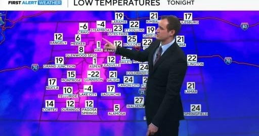 A warming trend begins in Denver on Sunday - CBS Colorado