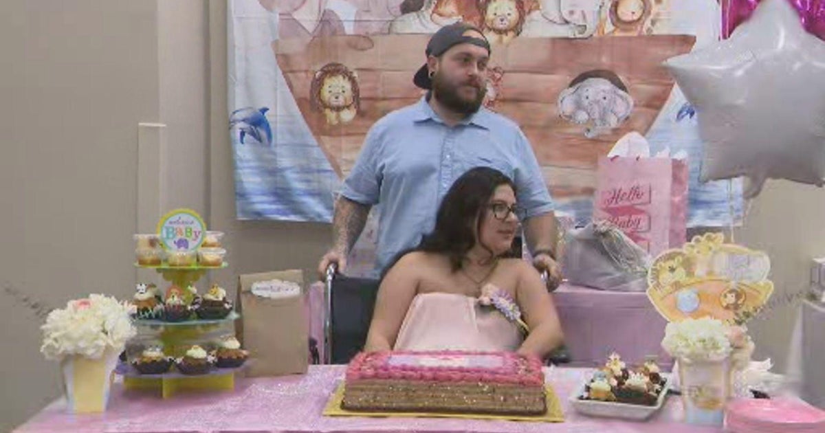HCA Florida University Hospital hosts baby shower for pregnant mom after 10 weeks of care