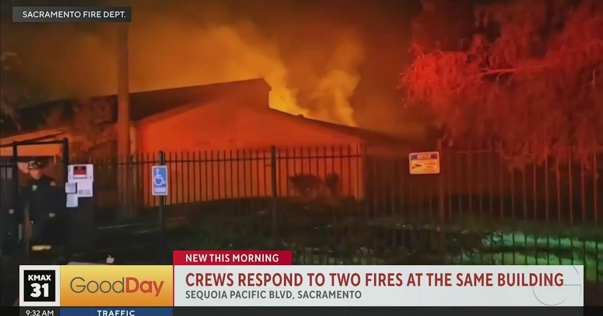 Crews respond to 2 fires at same Sacramento building