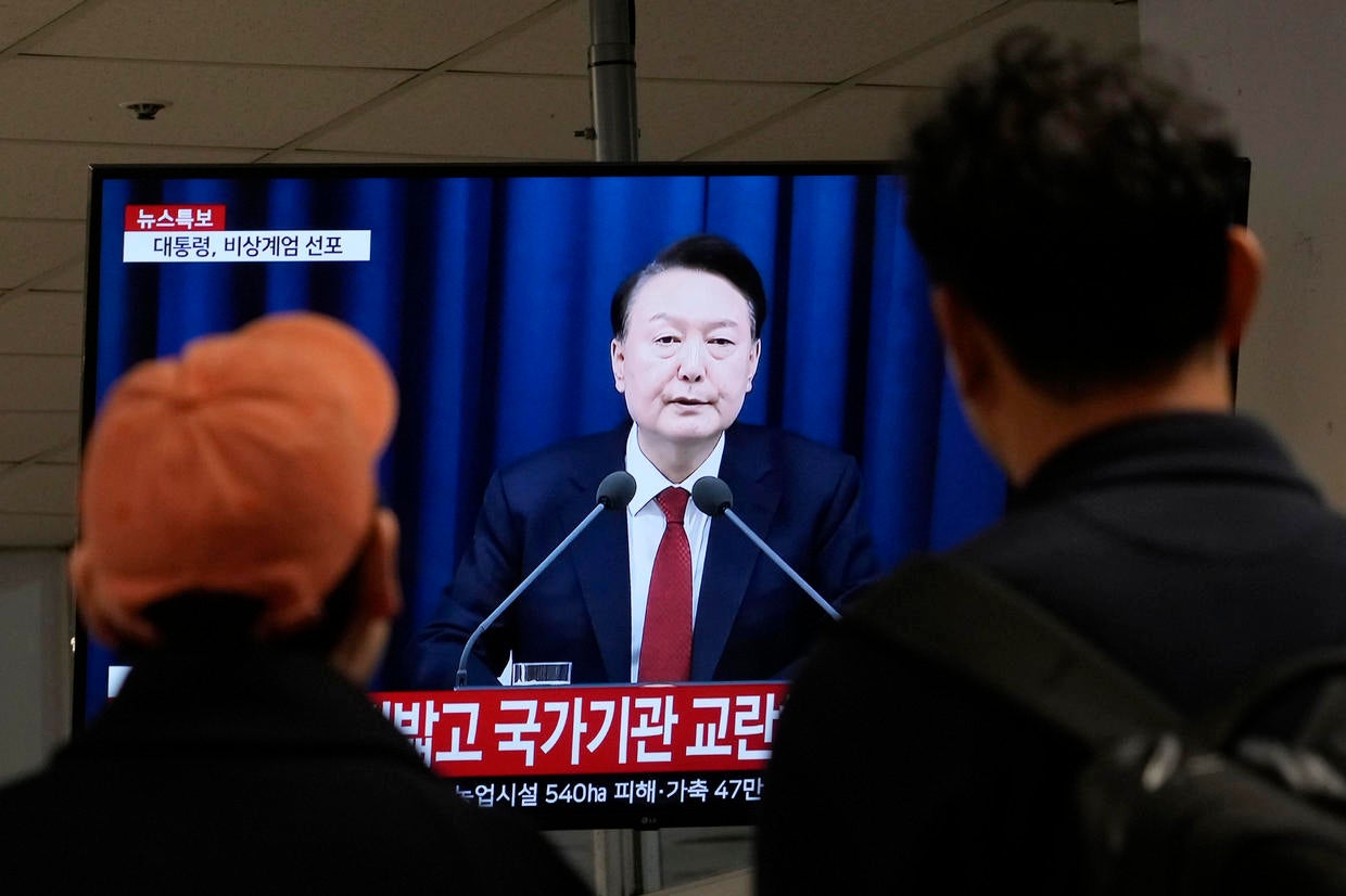 South Korea president declares emergency martial law, warns of