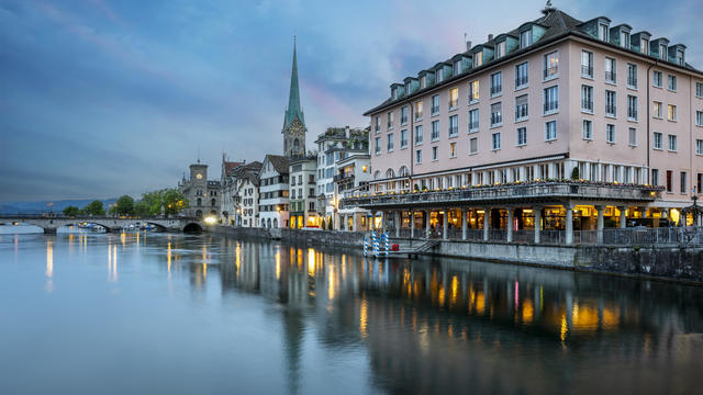 The city of Zurich, Switzerland, 