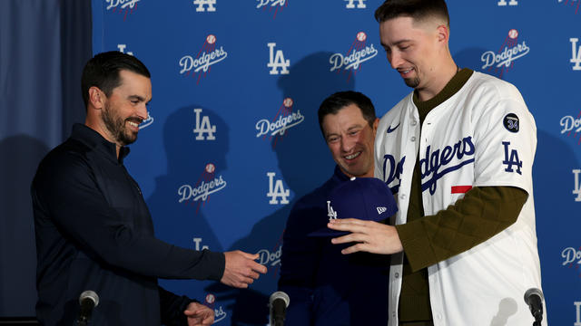 Los Angeles Dodgers Introduce Blake Snell 