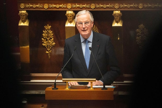 नेशनल असेंबली में फ़्रांस सरकार के अविश्वास मत पर मतदान