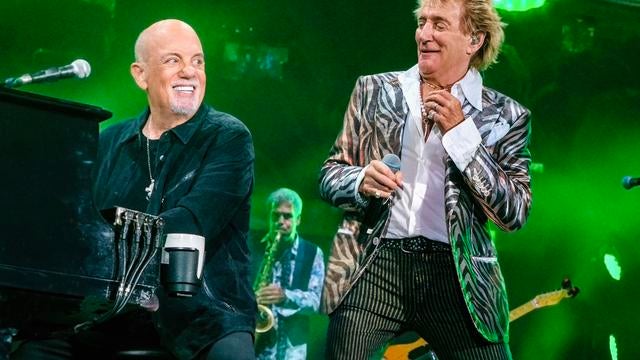 Billy Joel And Rod Stewart In Concert 