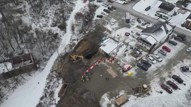 Photos show sinkhole and abandoned mine where Pennsylvania grandmother fell 