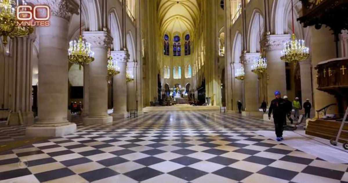 "60 Minutes" takes early look at a repaired Notre Dame Cathedral