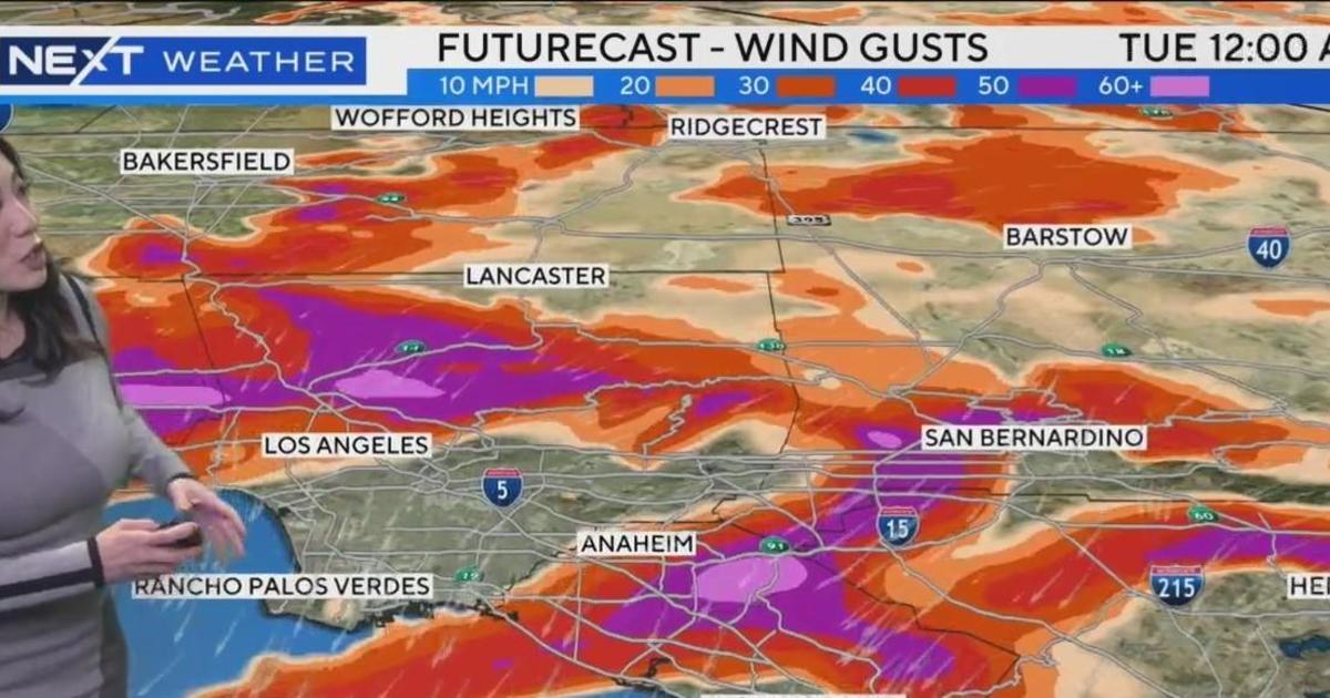 Santa Ana winds bring Red Flag warnings for parts of Southern California