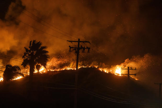 Franklin Fire Spreads Quickly 5 Miles North Of Downtown Malibu 