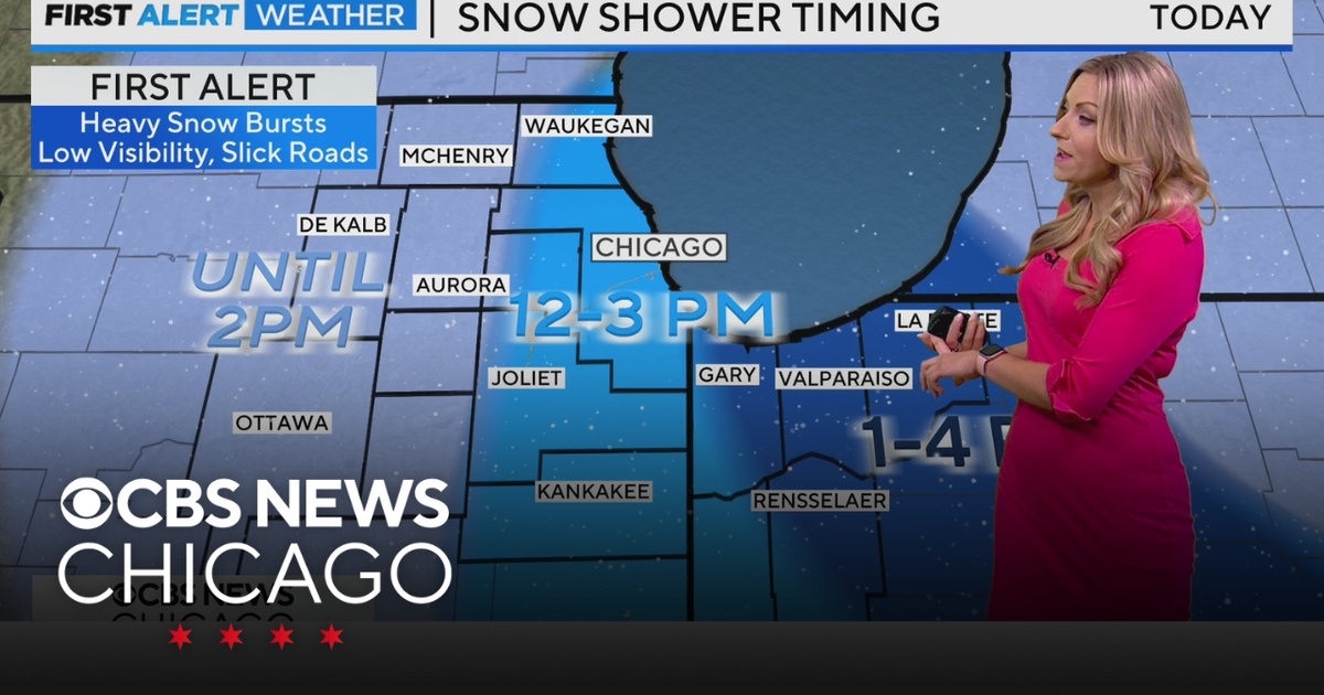 Snow showers on the way for Chicago - CBS Chicago